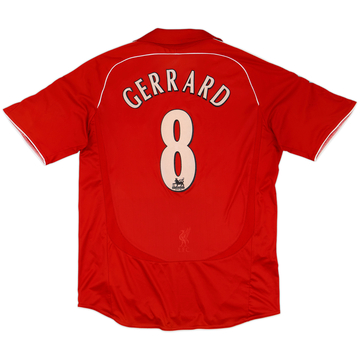 2006-08 Liverpool Home Shirt Gerrard #8 - 4/10 - (L)