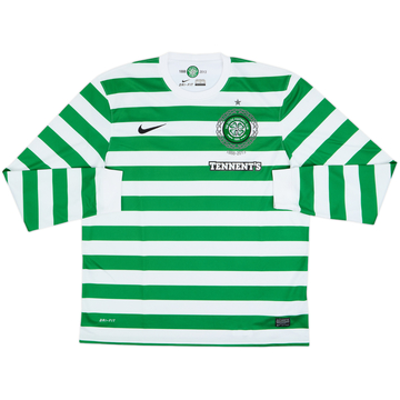 2012-13 Celtic '125th Anniversary' Home L/S Shirt - 9/10 - (XL)