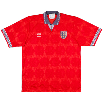 1990-93 England Away Shirt - 7/10 - (XL)