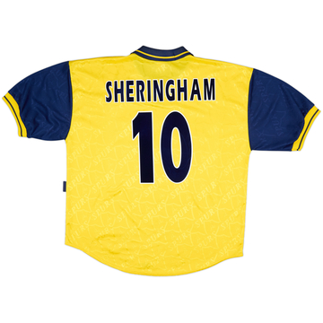 1995-97 Tottenham Third Shirt Sheringham #10 - 6/10 - (XL)