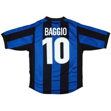 1999-00 Inter Milan Home Shirt Baggio #10 - 8/10 - (S)