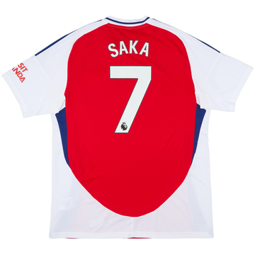 2024-25 Arsenal Home Shirt Saka #7 - 10/10 - (XL)