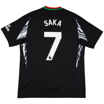 2024-25 Arsenal Away Shirt Saka #7 - 10/10 - (XL)