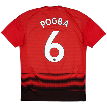 2018-19 Manchester United Home Shirt Pogba #6 - 8/10 - (S)