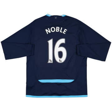 2009-10 West Ham Away L/S Shirt Noble #16 - 8/10 - (XL)