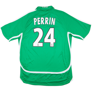 2006-07 Saint Etienne Home Shirt Perrin #24 - 8/10 - (L)