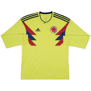 2018-19 Colombia Home L/S Shirt - 6/10 - (M)