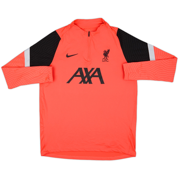 2020-21 Liverpool Nike 1/4 Zip Training Top - 8/10 - (L)