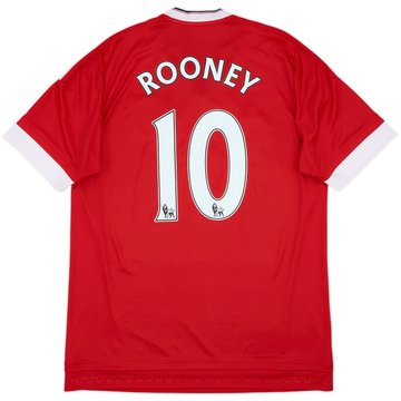 2015-16 Manchester United Home Shirt Rooney #10 - 7/10 - (L)