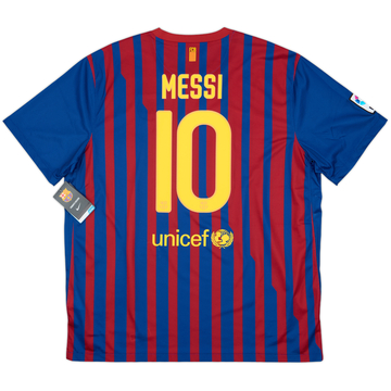 2011-12 Barcelona Home Shirt Messi #10 (XXL)