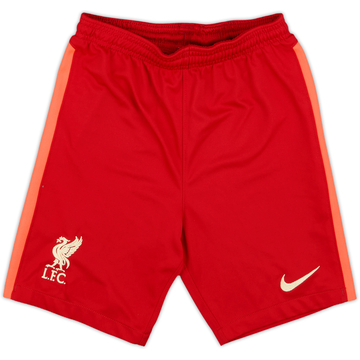 2021-22 Liverpool Home Shorts - 10/10 - (M.Boys)