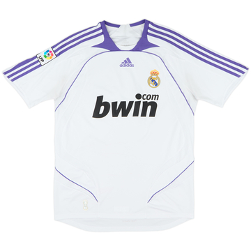 2007-08 Real Madrid Home Shirt - 6/10 - (XL)