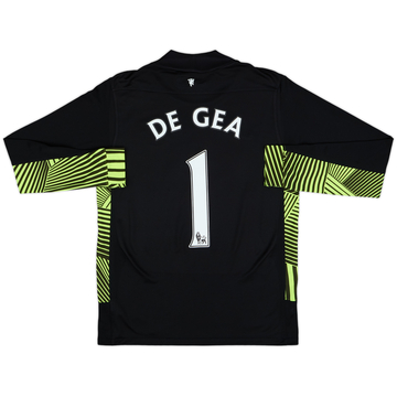 2011-12 Manchester United GK Shirt De Gea #1 - 8/10 - (XL.Boys)