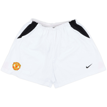 2002-04 Manchester United Home Shorts - 8/10 - (L)