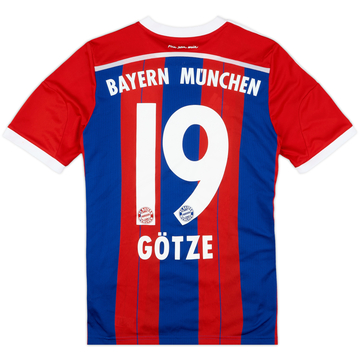 2014-15 Bayern Munich Home Shirt Gotze #19 - 8/10 - (XL.Boys)