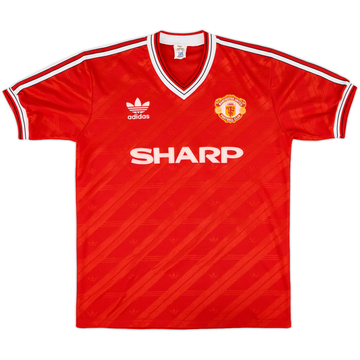1986-88 Manchester United Home Shirt - 10/10 - (L)