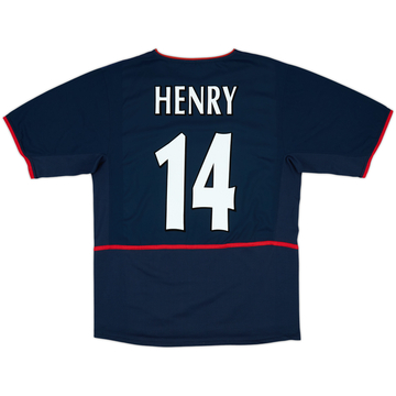 2002-04 Arsenal Away Shirt Henry #14 - 8/10 - (L)