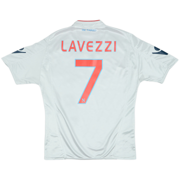 2009-10 Napoli Away Shirt Lavezzi #7 - 8/10 - (L)
