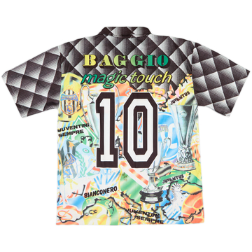 1992-94 Juventus Graphic Shirt Baggio #10 - 10/10 - (XL)
