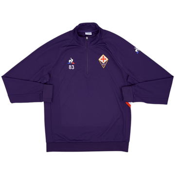 2018-19 Fiorentina Player Issue Le Coq Sportif 1/4 Zip Training Top #83 - 8/10 - (L)