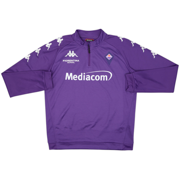 2020-21 Fiorentina School Kappa 1/4 Zip Drill Top - 8/10 - (L)