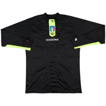 2009-10 Italy FIGC Diadora Referee L/S Shirt - 9/10 - (M)
