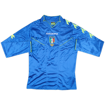 2013-14 Italy Diadora Referee L/S Shirt - 9/10 - (S)