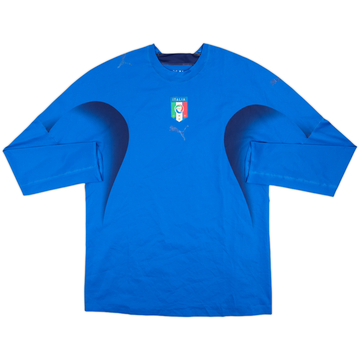 2006 Italy Player Issue Home L/S Shirt - 5/10 - (XL)
