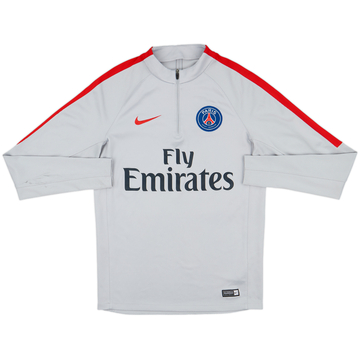 2017-18 Paris Saint-Germain Nike 1/4 Zip Training Top - 8/10 - (S)