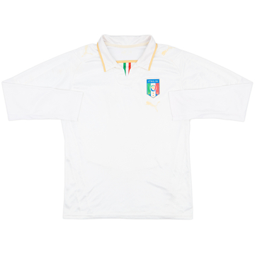 2007-08 Italy Away L/S Shirt - 4/10 - (M)