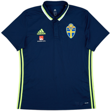 2016-17 Sweden adidas Polo Shirt - 8/10 - (L)