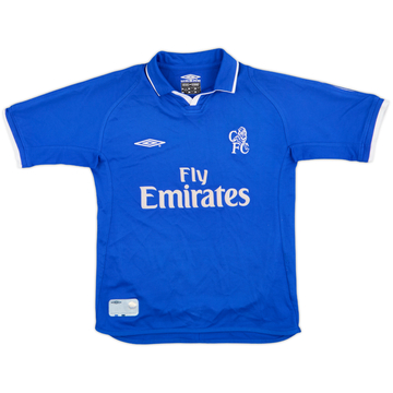 2001-03 Chelsea Home Shirt - 9/10 - (S.Boys)