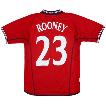 2002-04 England Away Shirt Rooney #23 - 7/10 - (S)