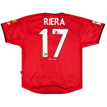 2000-01 Mallorca Home Shirt Riera #17 - 5/10 - (S)
