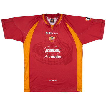1997-98 Roma Home Shirt - 5/10 - (L)