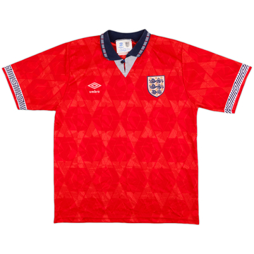 1990-93 England Away Shirt - 8/10 - (L)