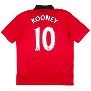 2013-14 Manchester United Home Shirt Rooney #10 - 6/10 - (L)