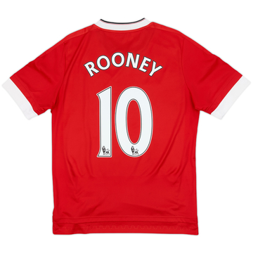 2015-16 Manchester United Home Shirt Rooney #10 - 7/10 - (XL.Boys)