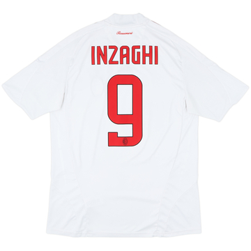 2008-09 AC Milan Away Shirt Inzaghi #9 - 8/10 - (M)