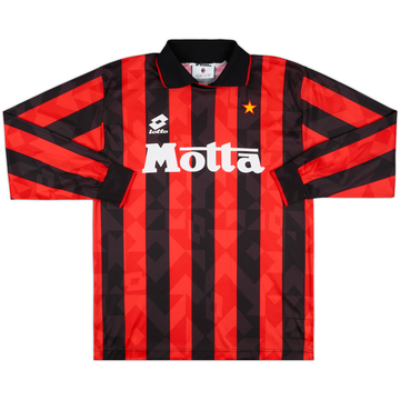 1993-94 AC Milan Home L/S Shirt - 8/10 - (L)