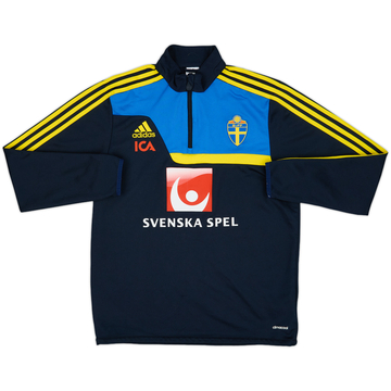 2013-14 Sweden adidas 1/4 Zip Training Top - 8/10 - (M/L)