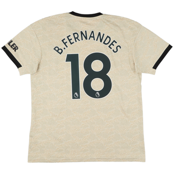 2019-20 Manchester United Away Shirt B.Fernandes #18 - 8/10 - (L)