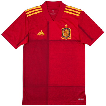 2020-21 Spain Home Shirt - 9/10 - (XS)