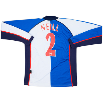 2002-03 Blackburn Home L/S Shirt Neill#2 - 7/10 - (S)