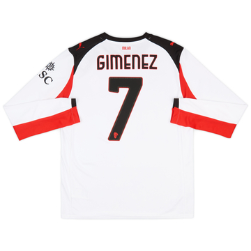 2025-26 AC Milan Away L/S Shirt Gimenez #7