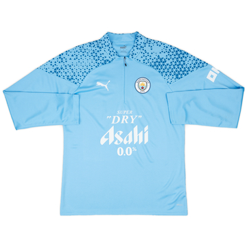 2023-24 Manchester City Player Issue 1/4 Zip Training Top - As New