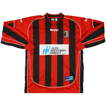 2005-06 Nocerina Match Issue Signed Home L/S Shirt #9