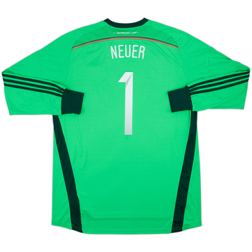 2014-15 Germany GK Shirt Neuer #1 - 10/10 - (XL)