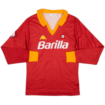 Camiseta L/S de local del Roma 1984-85 - 8/10 - (L. Niños)