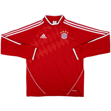 2013-14 Bayern Munich adidas 1/4 Zip Sweat Top - 4/10 - (L)
